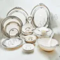 Heavy Weight Melamine Elegance Dinner Set - 72 Pcs. 