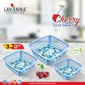 Cherry Fruit Basket Set (3 in 1). 