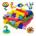 Pack of 100 - Pipe Cleaner velvet Sticks. 
