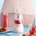 Original Portable Electric Bottle Juicer for Shakes - Mini Fast Portable Juicer Blender USB Rechargeable - Multifunctional Juice Maker Machine with Six Blades for Blending. 