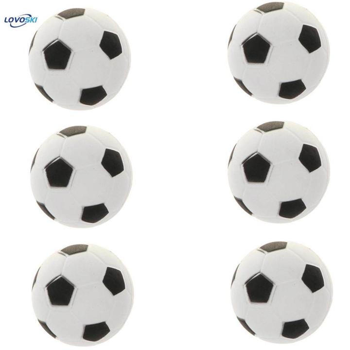 6Pcs 6.3cm Diameter Foam Sponge Football Soft Indoor Outdoor Sports Toy for Kids