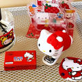 Hello Kitty Stapler Staples Set Kawaii Students Stationery Office Anime Kt Cat Cute Work Instruments Binding Staple Pink Gifts. 