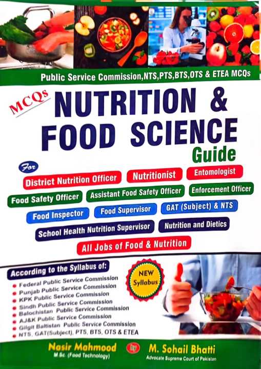 MCQS NUTRITION & FOOD SCIENCE GUIDE M SOHAIL BHATTI