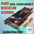 AMD RADEON HD6950, 2GB, GDDR5, 256BIT, BEST FOR GAMING AND GRAPHIC WORK, GTA5, PUBG... 