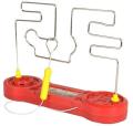 Game Super Don't Buzz The Wire Electronic Learning Toys H-108-A Electric Buzz Wire Game Steady Hand Skill Challenge Toy for Kids & Family Fun Wire Loop Puzzle Toy. 