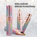 2 In 1 Electric Eyebrow Trimmer Makeup Painless Eye Brow Epilator Mini Shaver Razor Portable Facial Body Hair Remover For Women. 