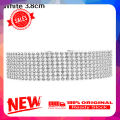 Women's Fashion Full Rhinestones Sparkling Choker Short Collar Necklace Jewelry. 