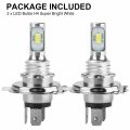 2X H4 9003 Hb2 6000K Super White Csp Led Headlight Bulb Kit High Low Beam Canbus. 