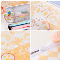 SF Checkerboard Pen Case Pencil Bag For Girls Pencil Pouch Korean Stationery School Student Stationery Storage Bag. 