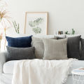 Solid Pillow Case Corduroy Flocking Velvet Cushion Cover Pink Grey Blue Coffee Soft Home Decorative Pillow Cover 45x45cm/60x60cm. 