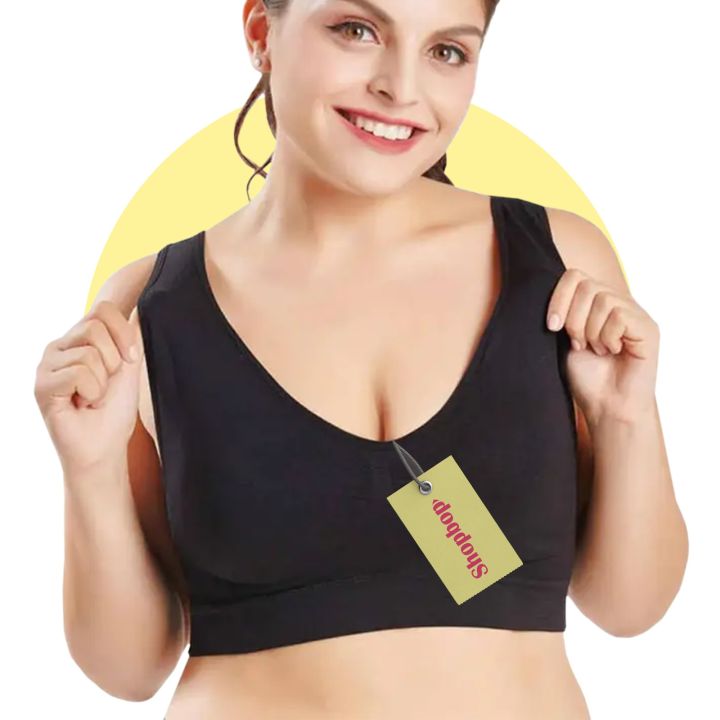 SHOPBOP%20Sports%20Bra%20Non%20Wired%20Air%20Bra%20Nylon%20Seamless%20For%20Women%20and%20Girls%20Pack%20of%202%20-%20Image%204