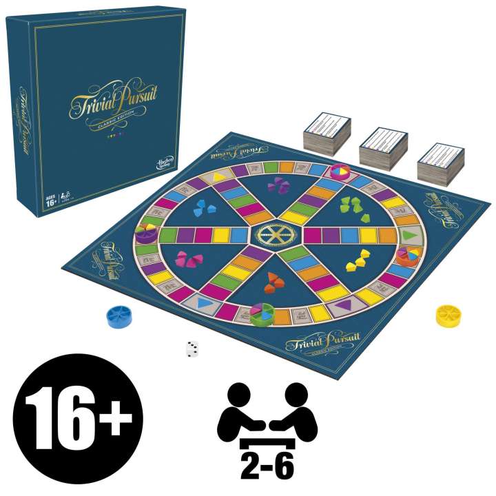 Trivial pursuit Classic edition family game A family board game