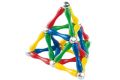 124/Pcs Magnetic Balls Sticks Construction Block Building Set Toy 3D Shapes Educational Games For Kids Children. 