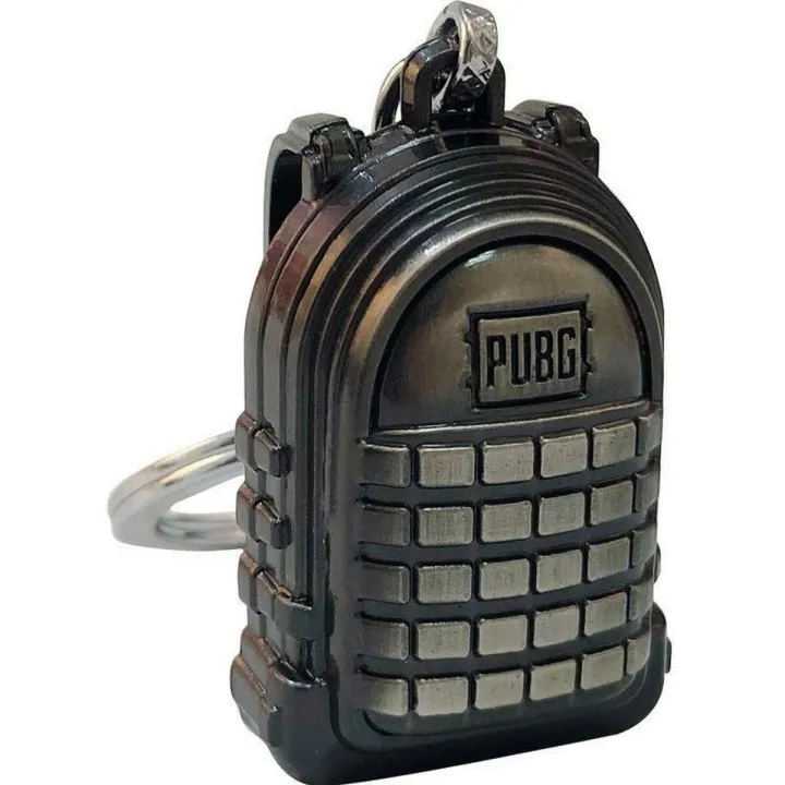 PUBG Game Level 3 armor backpack bag Keychain Daraz.pk