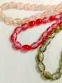 70 Oval Crackle Crystal New Arrival Beads Strand of 10*8mm | 1 Glass Beads Strand for Jewelry Making | DIY Craft Beads. 