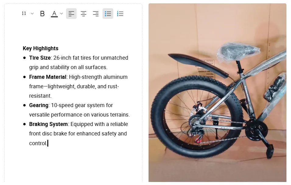 Fat Tyre Bike by PLUS Adventure Redefined, 21 Speed, Shimano