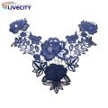 Unique Clothing Embellishments Beautiful Embroidered Lace Collar for Diy Sewing Perfect for Wedding Dress Shirts High Quality Applique Neckline Trim Buyers' Favorite. 