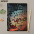 True Genius - A4 Spiral Notebook with Plastic Sheet. 