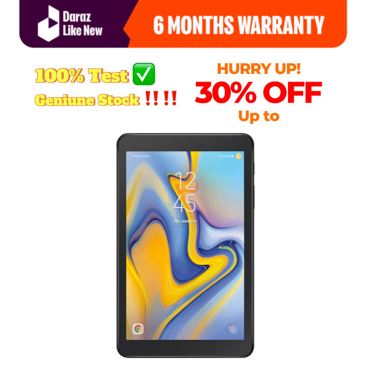 Samsung Galaxy Tab A 8.0" - 2GB Ram - 32GB Storage - Wi-Fi Supported - Pubg Supported (Glass Protector Installed) - Daraz Like New Tablets