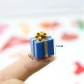 10PCS Small and Cute Dollhouse Decoration Accessories Resin Jewelry Miniature 1/12 Scale Christmas Gift Box. 