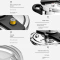 Pressure Cooker 3 in 1 Automatic Royal King 4L+ 6L Best Quality. 