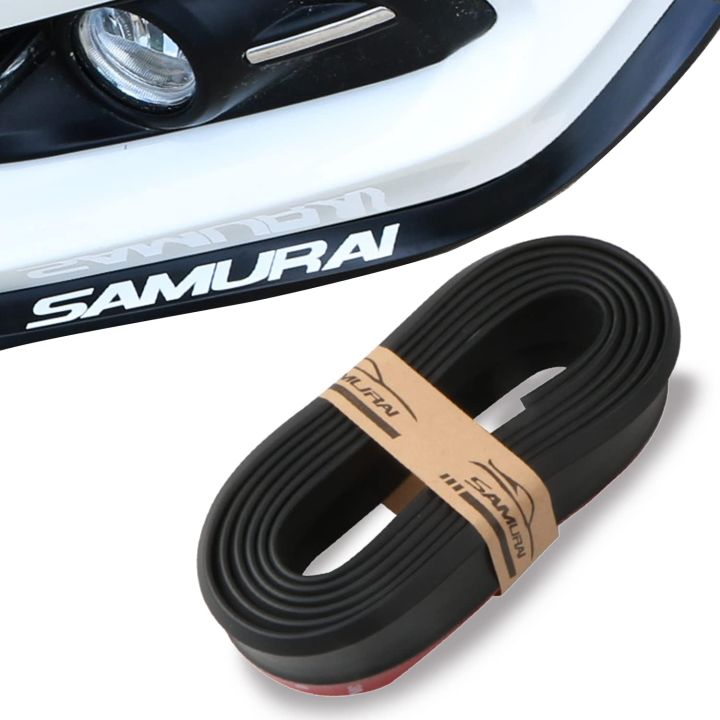 New 2.5 m Samurai Universal Bumper Lip -Black-