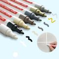 Waterproof Tile Grout Pen Wall Seam Pen Gold And Silver White ,for Tiles Floor Bathroom Decontamination Seam Repair Marker Pen. 