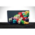 color dice Laptop Skin Vinyl Sticker Decal, 12 13 13.3 14 15 15.4 15.6 inch Laptop Skin Sticker Cover Art Decal Protector Fits All Laptops. 
