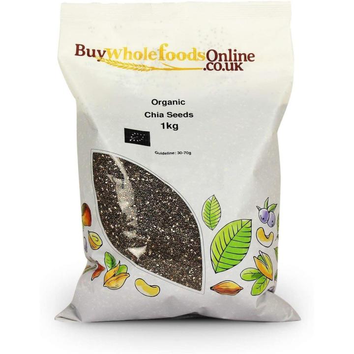 Buy Whole Foods Online Organic Chia Seeds 500 gm