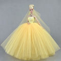 Doll Dress Mesh Play House Doll Wedding Dress Accessories. 