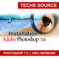 Photoshop 7 Software by Techs Source. 