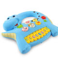 Cute Happy Dinosaur Piano With Light And Sound Creative Toy For Kids. 