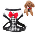 【shenggangshangmao001】Fashion Bowtie Harness Small Dogs Chihuahua Bulldog Pug Harnesses Pet Puppy Harness Vest Without Lead Pet Supplies. 