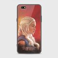 Oppo A77 Cover - SkinLee HQ Infinity Glass Case (Soft) - Golden Blue Marble - SKINLEE-122-1-859-113. 