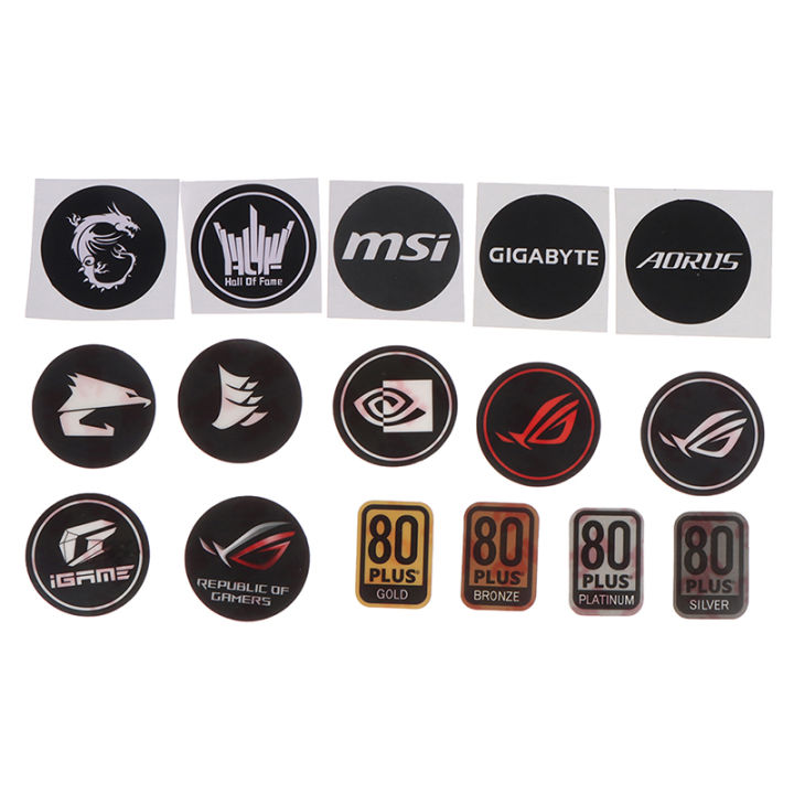 Supply 80plus certification Computer host fan sticker Graphics card fan sticker Eatop