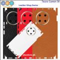 Tecno Camon 30, Full Back Protection Vinyl Skin/Wrap in variety of Textures and Colors for Camon30, TecnoCamon30. 