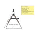 BRADOO- 6 Inch Adjustable Lockable Steel Divider Wing Leather Compass. 