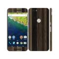 Nexus 6P Brown Stripped Wooden Texture Mobile Skin. 
