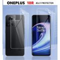 ONEPLUS 10R 5G Screen Protector Jelly  and back Side Jelly Protector  No Glass. 