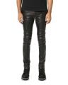 Black Leather Pant For Men - Stay Stylish With A Black Leather Pant- Premium Quality With Fine Stitching For Elegant Look. 