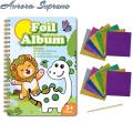 Princess Foil Art Set Princess Animal Foil Art Kit Fun Diy Craft Activity Book for Kids Perfect Birthday or Christmas Gift for Boys Girls Glitter Foil Craft Set. 