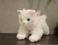 Cat Stuffed Animal Soft Cat Plush Toy Persian Cat Stuff Toy White Color 25 cm. 