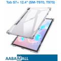 Samsung Galaxy Tab S7 Plus - SM T970 / T975 - 12.4 INCH ANTI SHOCK ANTI KNOCK ANTI BURST TPU CASE. 