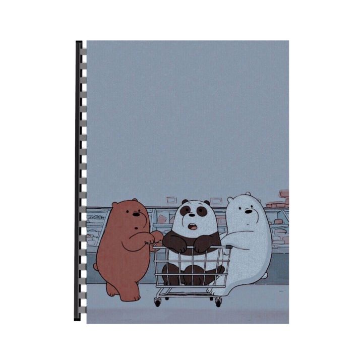 WE BARE BEARS NOTEBOOK A4 SIZE ARTICLE (2124) | Daraz.pk
