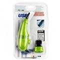 USB Vacuum Cleaner Brush Dust Cleaning Kit for Computer Keyboard PC, Laptops, Gaming (Green Colour). 