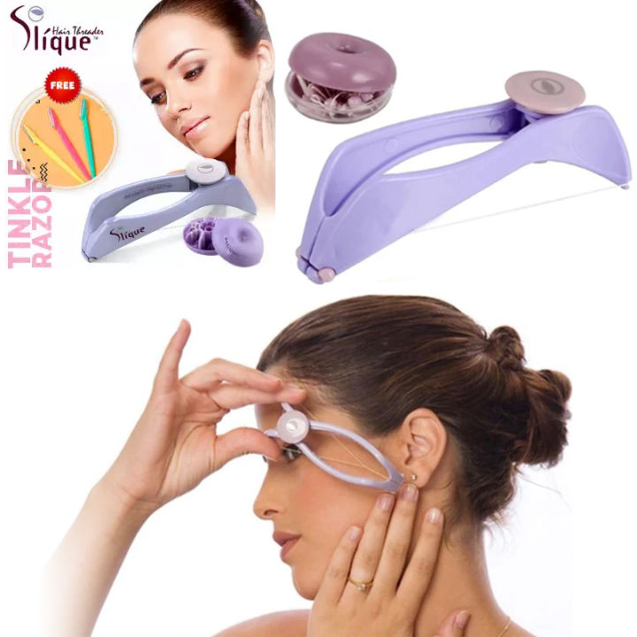 High%20Quality%20Slique%20Hair%20Threading%20Machine%20+%20Free%20Tinkle%20Razor%20-%20Face%20Threading%20Machine%20For%20Women%20-%20Facial%20Hair%20Removal%20Makeup%20Beauty%20Tool%20AK%20Enterprise's%20-%20Image%202