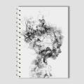 Spiral Notebook A4 or A5  -  Line Art. 