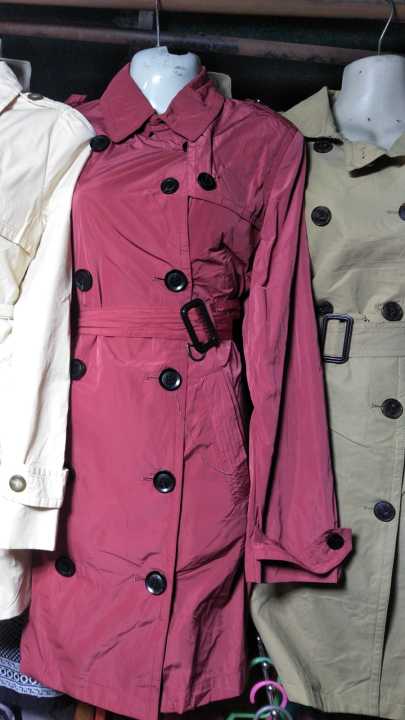 Women Autumn Winter Lapel Double-breasted Midi Coat Woolen Outwear