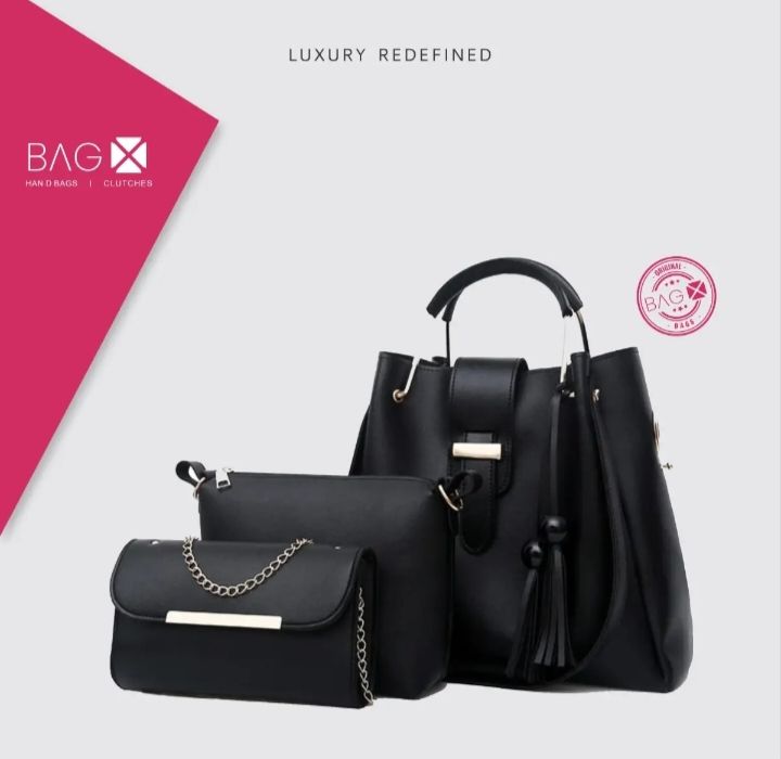 100% Original  Hand Made 3pcs AS Hand Bag