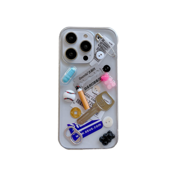 Boxihede Creative 3D Artificial Cigarette Knife Case for iPhone 15 14 13 Pro Max Plus Back Phone Cover for 12 11 Pro Max X XS Max Capa